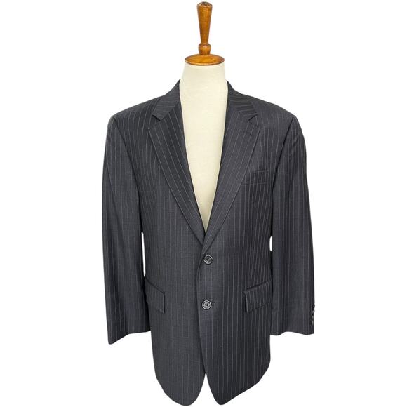 Men's Lauren Ralph Lauren Classic Workwear 100% Wool Pinstripe Blazer - Picture 1 of 8